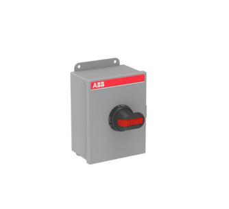 eot60u4m3-p se ngel h 3 til op sbar l plomberbar 12 3r nema ul front i sortpistolgreb med metalkapsling ac 480v ved 40hp 60a 3-polet lastafbryder