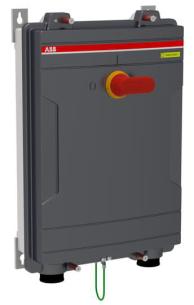 ota125p3y 1nc 1no nulklemme med gulfront i pistolgreb dt r bund i 2xm20 24-48mm 2x kapsling alu ac-22 400v ved 125a 55kw 3-polet sikkerhedsafbryder