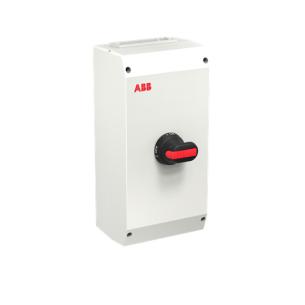 ote25t6m 1no nulklemme med bund og top i 2xm25m16 drejegreb sort plastkapsling ac-23 400v ved 30a 15kw 6-polet emc sikkerhedsafbryder