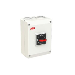 otp63t4m 1no lpekontakt hj nulklemme med bund og top i 2xm35m16 sortdrejegreb plastkapsling ac-23 400v ved 63a 30kw 4-polet sikkerhedsafbryder