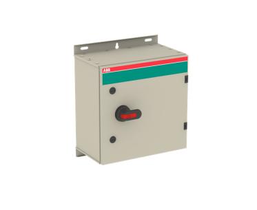 ot125gtuu6tz 1nc 1no bund og top lukket pistolgreb sort metalkapsling ac-23 400v ved 125a 55kw 6-polet emc sikkerhedsafbryder