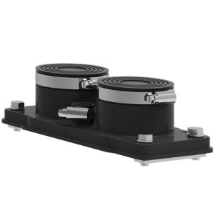 hikfl212 pakning og trikker m skruer inklusiv indgang og2x8-16mm indgang 2x30-64mm med ip65 fl13 b-flange type membran gummi flange