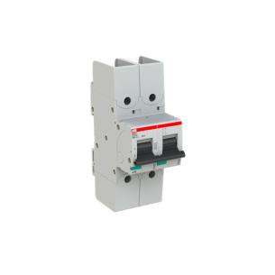 s802s-uck63-r bred 53mm ringkabelsko for dc 400v 230 50ka brydeevne k-karakteristik 2-polet 63a k automatsikring