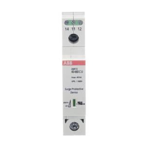 u ts p 40-660 t2 ovr bred 8mm 17 signalkontakt med plug-in 9kv 1 vpr 660v mcov 40ka imax 1-polet 1449 ul 2 type transientbeskyttelse