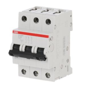 mm 5 52 bredde vac 400 ka 10 brydeevne karakteristik c 3p ampere 20 s203mt-c20 rail automatsikring