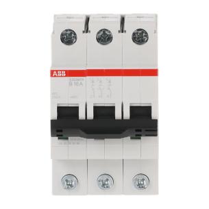 mm 5 52 bredde vac 440 ka 10 brydeevne karakteristik b 3p 16ampere ring-kabelsko for terminaler s203mtr-b16 rail automatsikring