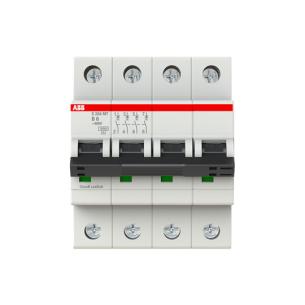 mm 70 bredde vac 400 ka 10 brydeevne karakteristik b 4p ampere 6 s204mt-b6 rail automatsikring