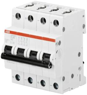 4p 8a dc v 220 ac v 253 10ka k-karakteristik automatsikring