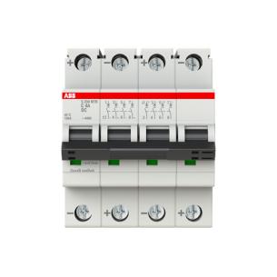 mm 70 bredde vac 440 ka 10 brydeevne karakteristik c 4p 4ampere ring-kabelsko for terminaler dc s204mtr-c4 rail automatsikring