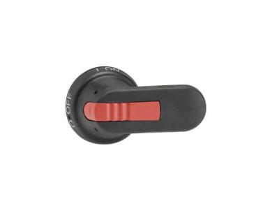 ohb80j6e20 250 os32 osmini 250 ot160ev for oxp aksel 6mm til ip65 80mm ngde l postion 0 og i i sbar l 0-off i-on sort pistolgreb