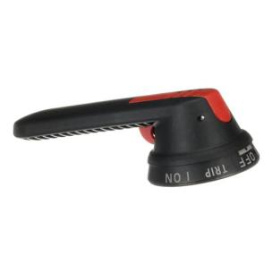 ohb125j10x aksel 10mm til ip65 125mm ngde l sbar l 0-off trip i-on sort pistolgreb