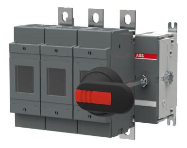 os250d30p bolttilslutning jre h front aksel og sortgreb med 1 din0 for ac 690v ved 250a 3-polet sikringsbryder