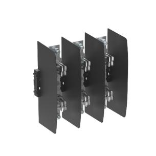 ofaz3p3 isolationsplader med front og bund top i ben ip00 690v sikringer 3 din2 630a for 3-polet sikringsholder