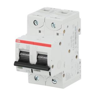 s802p-c100 mm 0 54 bredde vac 415 240 ka 50 brydeevne karakteristik c type performance high 2p ampere 100 automatsikring
