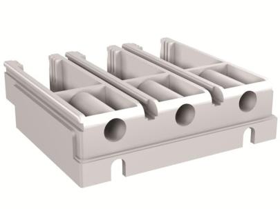 stk 1 630a xt5 3-polet bagpart p terminaler fixed til monteringsadapter