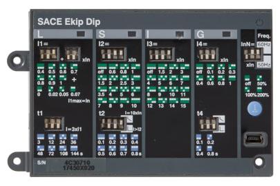 rel sort med 2 e6 2 e4 2 e2 2 e1 til passer lsifunktioner switche dip via indstilles elektronisk msrel overstr st l