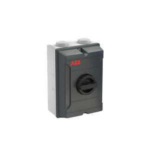 drejegreb sort ip65 alu-kapsling 0nc 0no contact aux monteret 45kw 80a ac23 415v 3-polet vedligeholdelsesafbryder