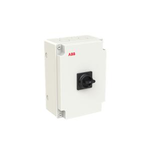 drejegreb sort ip65 plastkapsling 0nc 0no contact aux monteret 55kw 125a ac23 415v 3-polet vedligeholdelsesafbryder