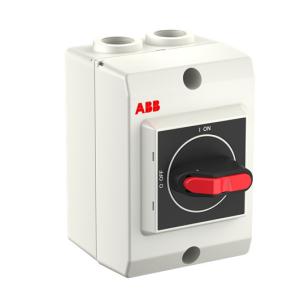 drejegreb sort ip65 plastkapsling 5kw 7 16a ac23 415v 3-polet vedligeholdelsesafbryder