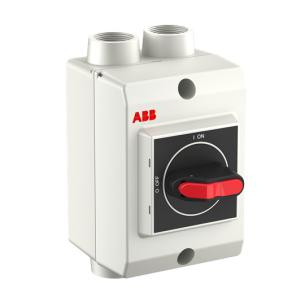 drejegreb sort ip65 plastkapsling 5kw 7 16a ac23 415v 3-polet vedligeholdelsesafbryder