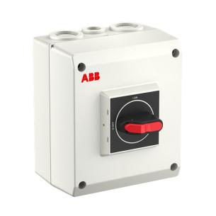 drejegreb sort ip65 plastkapsling 11kw 25a ac23 415v 6-polet vedligeholdelsesafbryder