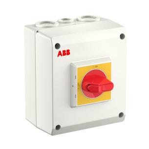 drejegreb dt-gult r ip65 plastkapsling 11kw 25a ac23 415v 4-polet vedligeholdelsesafbryder emc
