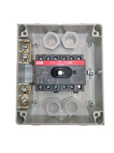 drejegreb gul d r plastkapsling ac-22 400v ved 16a 5kw 7 6-polet sikkerhedsafbryder