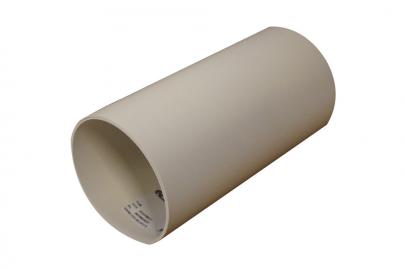 2x250mm længde - plast ø125mm murrør teleskopisk