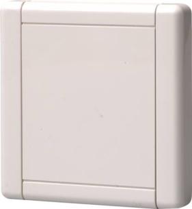 design 9x9cm hvid sugekontakt