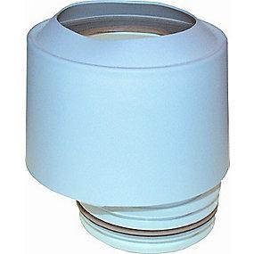 forskydning mm 15 97-108mm kappe hvid med excentrisk toilettilslutning