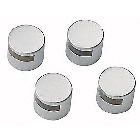 krom faste stk 4 spejlholdere damixa