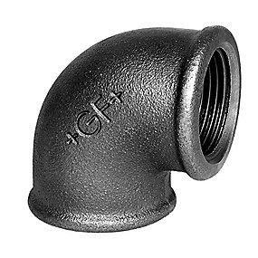 muffe-muffe 2 1 2 sort 90 vinkel fischer georg