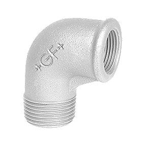 nippel muffe 90gr vinkel galvaniseret 4 3 - 1