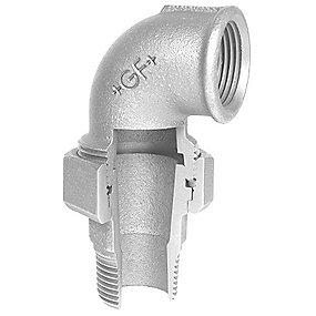 muffe-nippel 1 galvaniseret 90 vinkelunion fischer georg