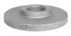 gevind med flange galvaniseret 2