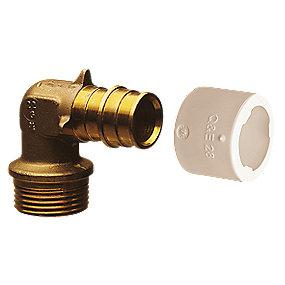 mm -22 4 3 nippel med overgangsvinkel easy quick uponor