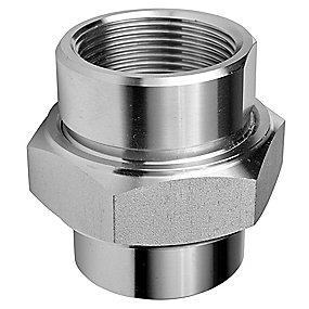 319 aisi rustfri 60 nw 62 l ttning t konisk med maskinbearbejdet muffe muffe 4 1 1 union