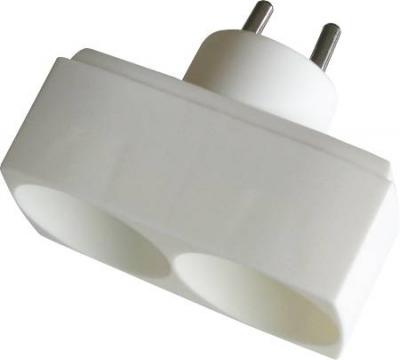 hvid dobbeltstik jord uden 2xrunde forgrenerled