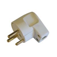 250v 13a hvid jord m vinkelstikprop