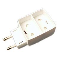 h b hvid d-1 dobbeltstik