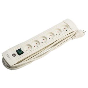 hvid ledning 3m m jord m se 6-stikd premium-line