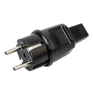 16a 10 250v fladkabel f gummistikprop