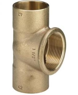 mm 18 x 4 3 x 18 gevindmuffe med tee lodde