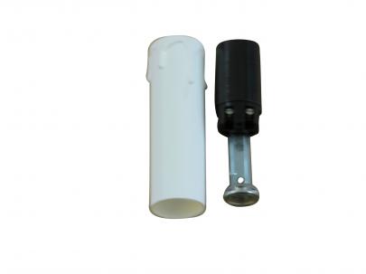 23mm 80mm l hvid fatning e14 med ber dr m r kerter