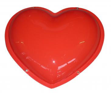 skruer 4 skaller to 60cm d r julehjerte