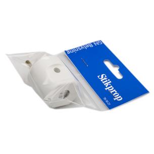 gn-pak hvid 250v 10a jle b afl jord m stikprop