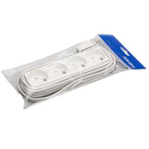 gn-pak hvid ledning 5m m se 4-stikd