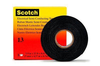 tyk mm 76 0 selv-vulkaniserende gummi ep sort m 5 4 x mm 19 tape halv-ledende 13 tape scotch