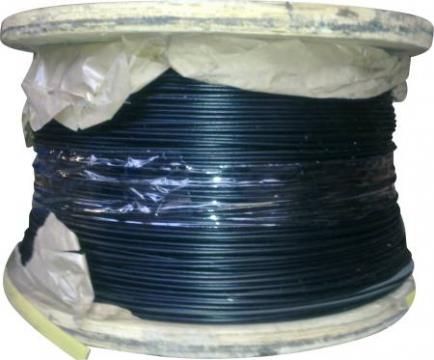 sort 3mm 2 nylonforhudet wire
