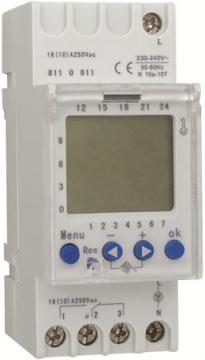 1-kanal uge digitalt quarts koblingsur